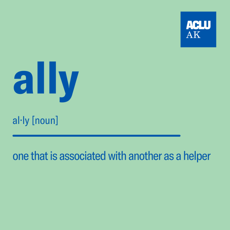Allyship definition
